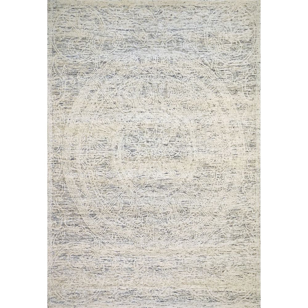 Dynamic Rugs 1126-157 Darcy 2 Ft. X 4 Ft. Rectangle Rug in Ivory/Blue/Gold